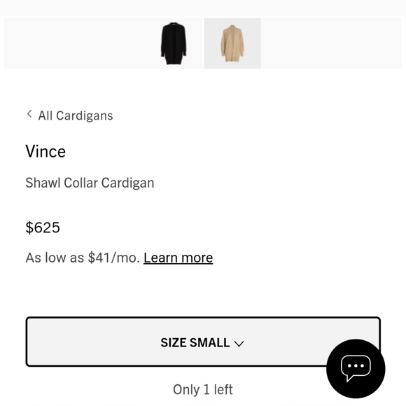 Vince 100% Cashmere Shawl Collar Cardigan - Picture 16 of 16